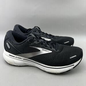 Brooks Ghost 14 Running Shoes Women Size 8 D Wide Black Comfort Cushion Sneakers